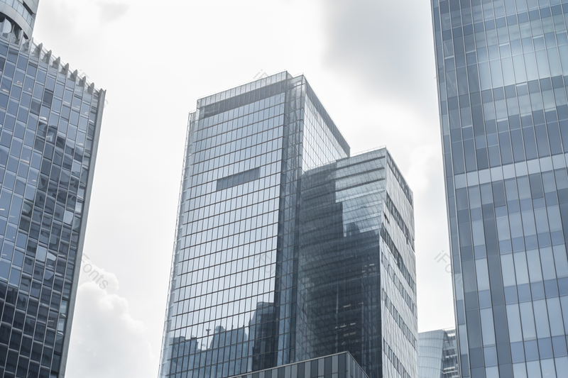 现代灰色建筑科技企业商业办公楼市区科技园实拍,高清,摄影图,摄影图片,图片大全,摄影图免费下载